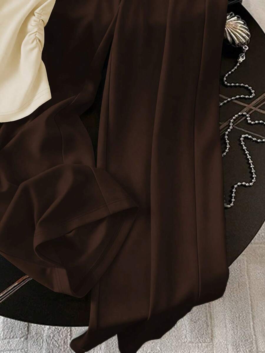 SHEIN Resyla طقم الكاجوال أناقة راقية بلمسة الفارس