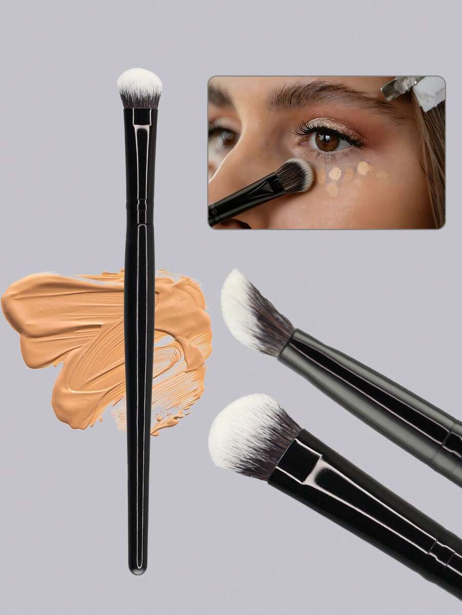 SHEIN فرشاة مكياج مائلة بشكل كف القطة