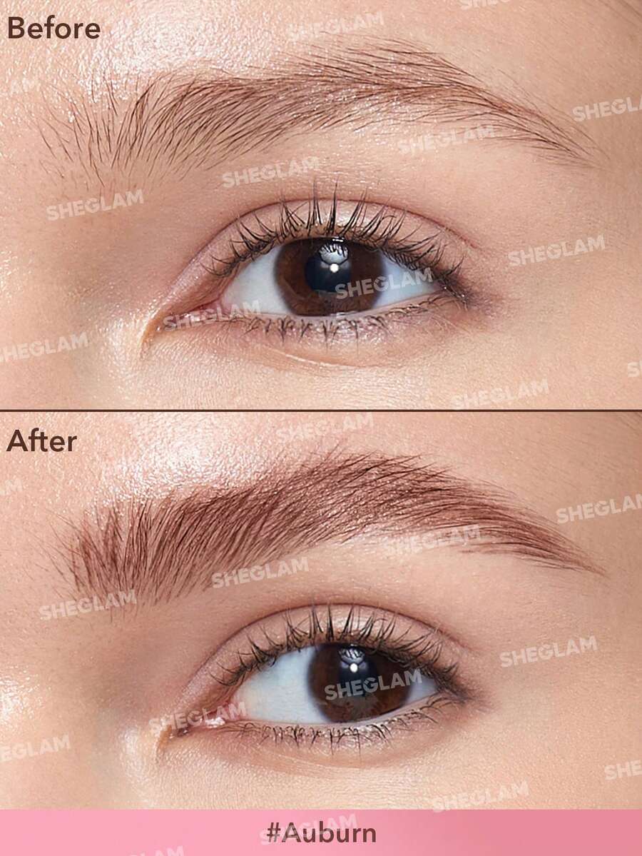 SHEGLAM Brow-Fection فرشاة مائلة وبودرة حواجب