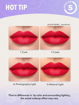 SHEGLAM Matte Allure City Nights أحمر الشفاه لون