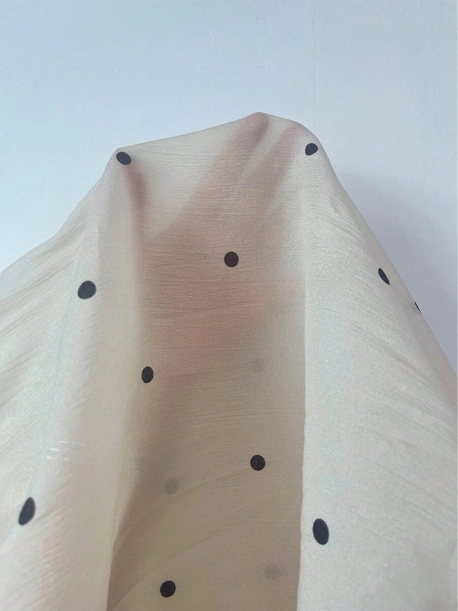 SHEIN Franclia جاكيت نسائي خفيف بنقشة نقاط بسحاب
