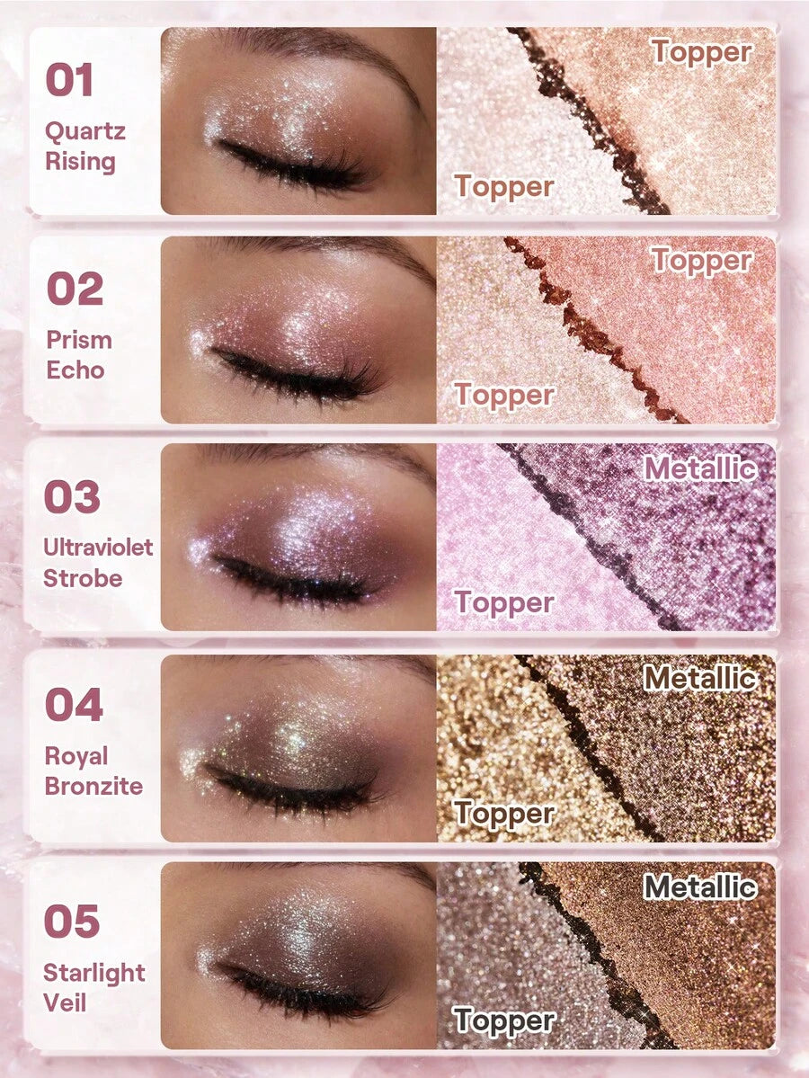 SHEGLAM Prismalight Baked Gelee Starlight Veil ظلال عيون ثنائي 05