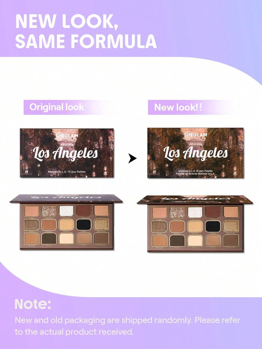 SHEGLAM Matinée in L.A. باليت ظلال عيون بـ15 لون
