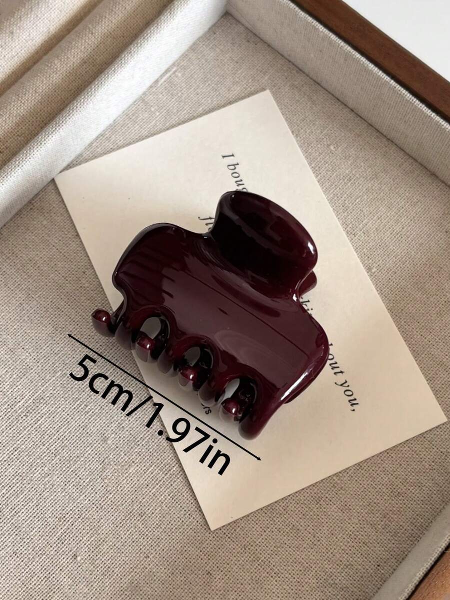 SHEIN مشابك شعر بلاستيكية 4 قطع صغيرة بألوان متعددة