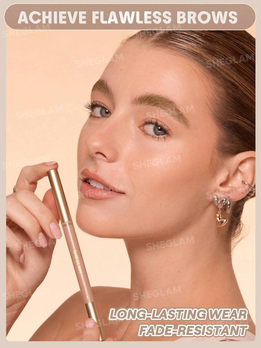 SHEGLAM Brows On Demand 2-In-1 قلم حواجب