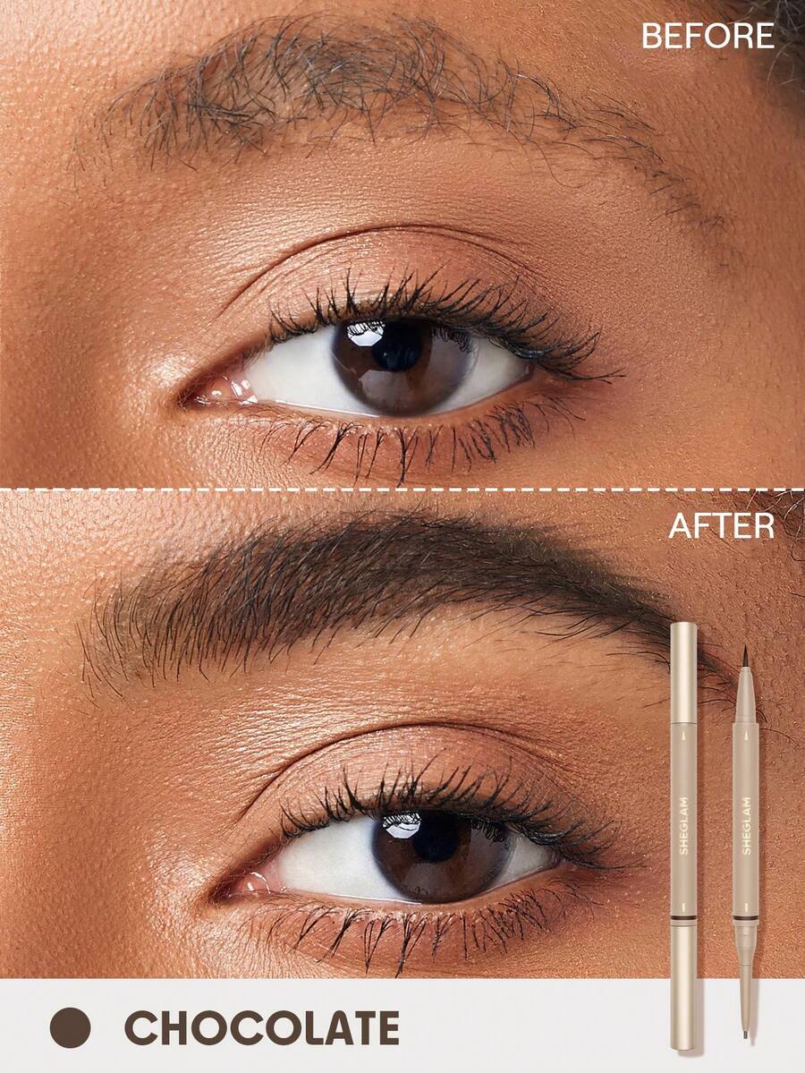 SHEGLAM Brows On Demand طقم قلم حواجب 2 في 1 قطعتين