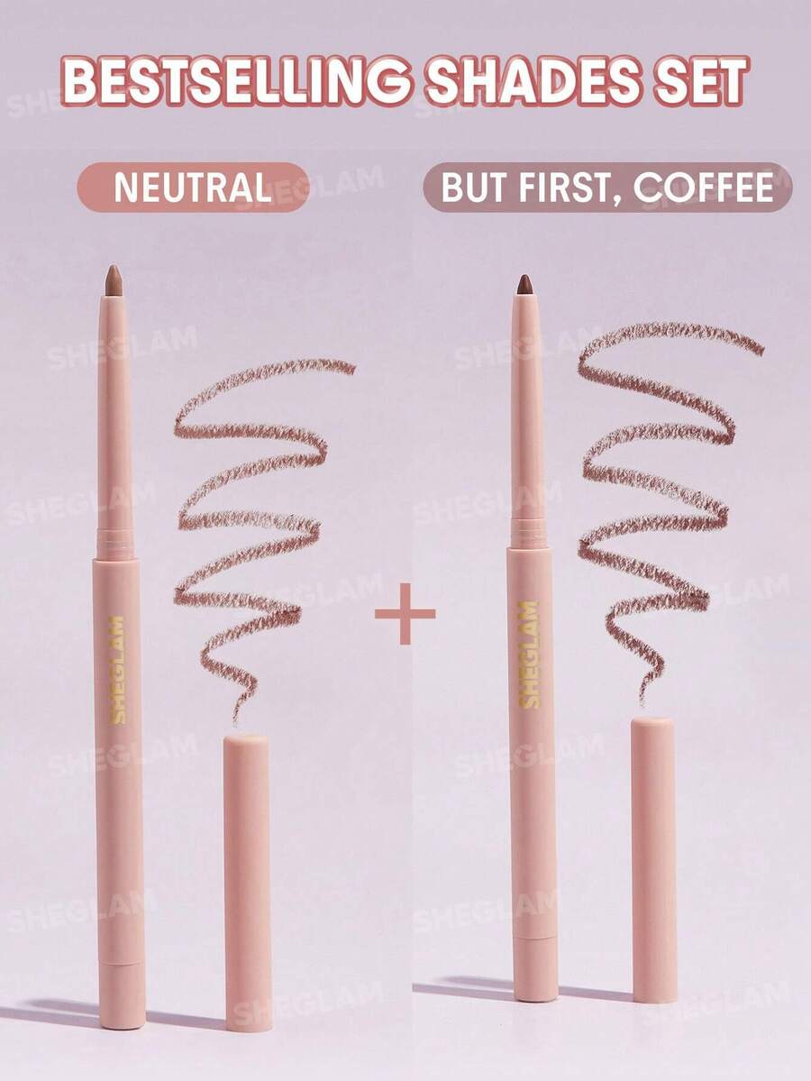 SHEGLAM So Lippy طقم أقلام تحديد شفاه 2 قطعة