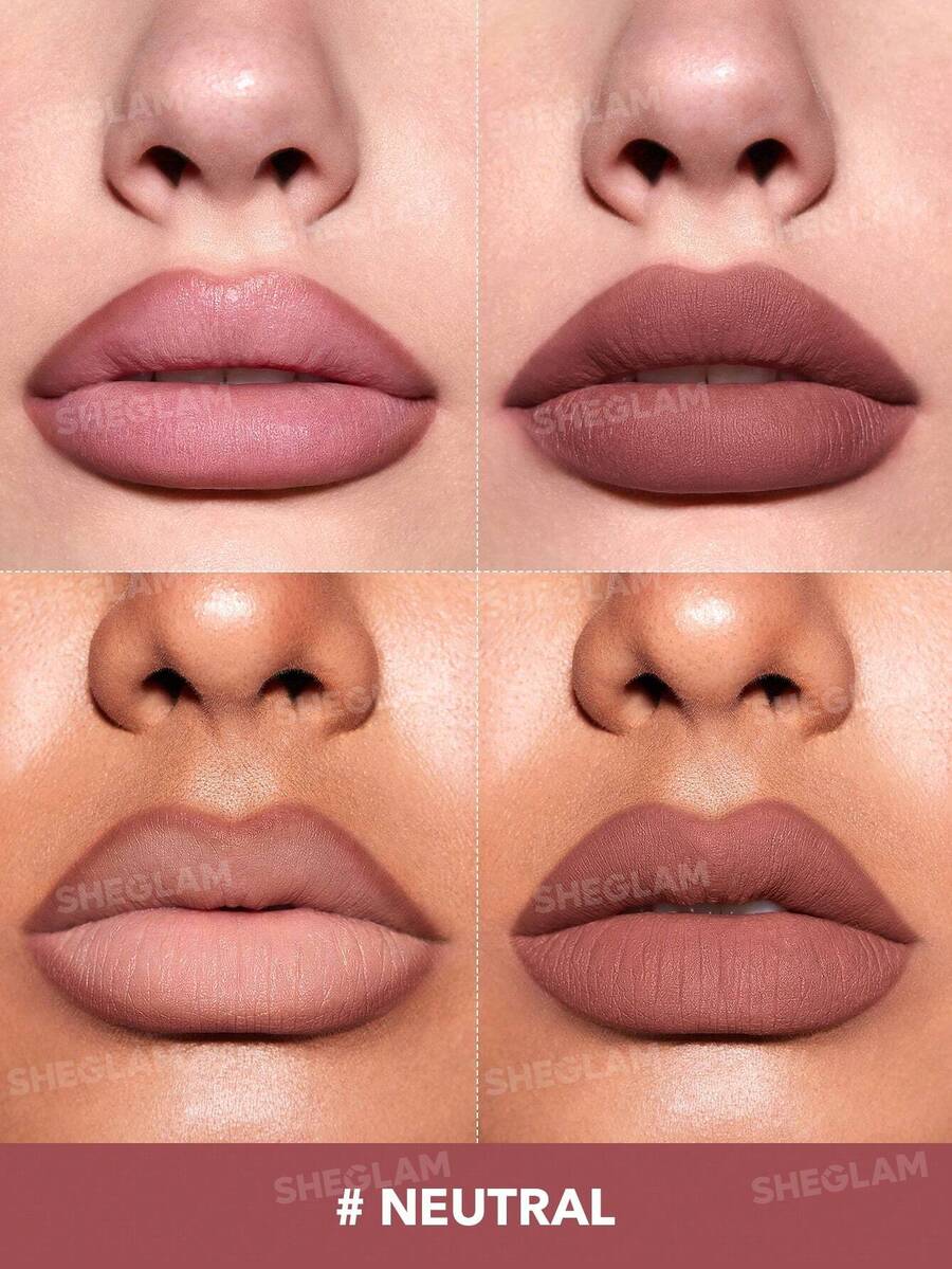 SHEGLAM So Lippy طقم أقلام تحديد شفاه 2 قطعة