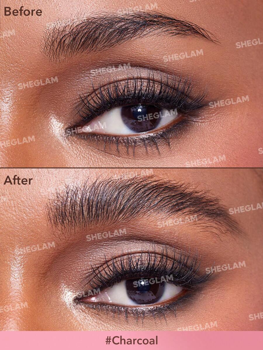 SHEGLAM Brow-Fection فرشاة مائلة وبودرة حواجب