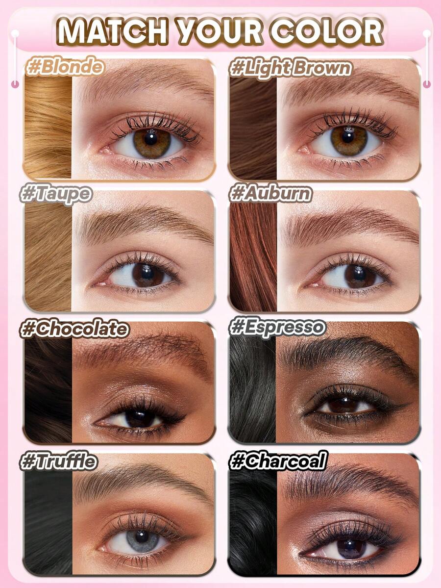 SHEGLAM Brow-Fection فرشاة مائلة وبودرة حواجب