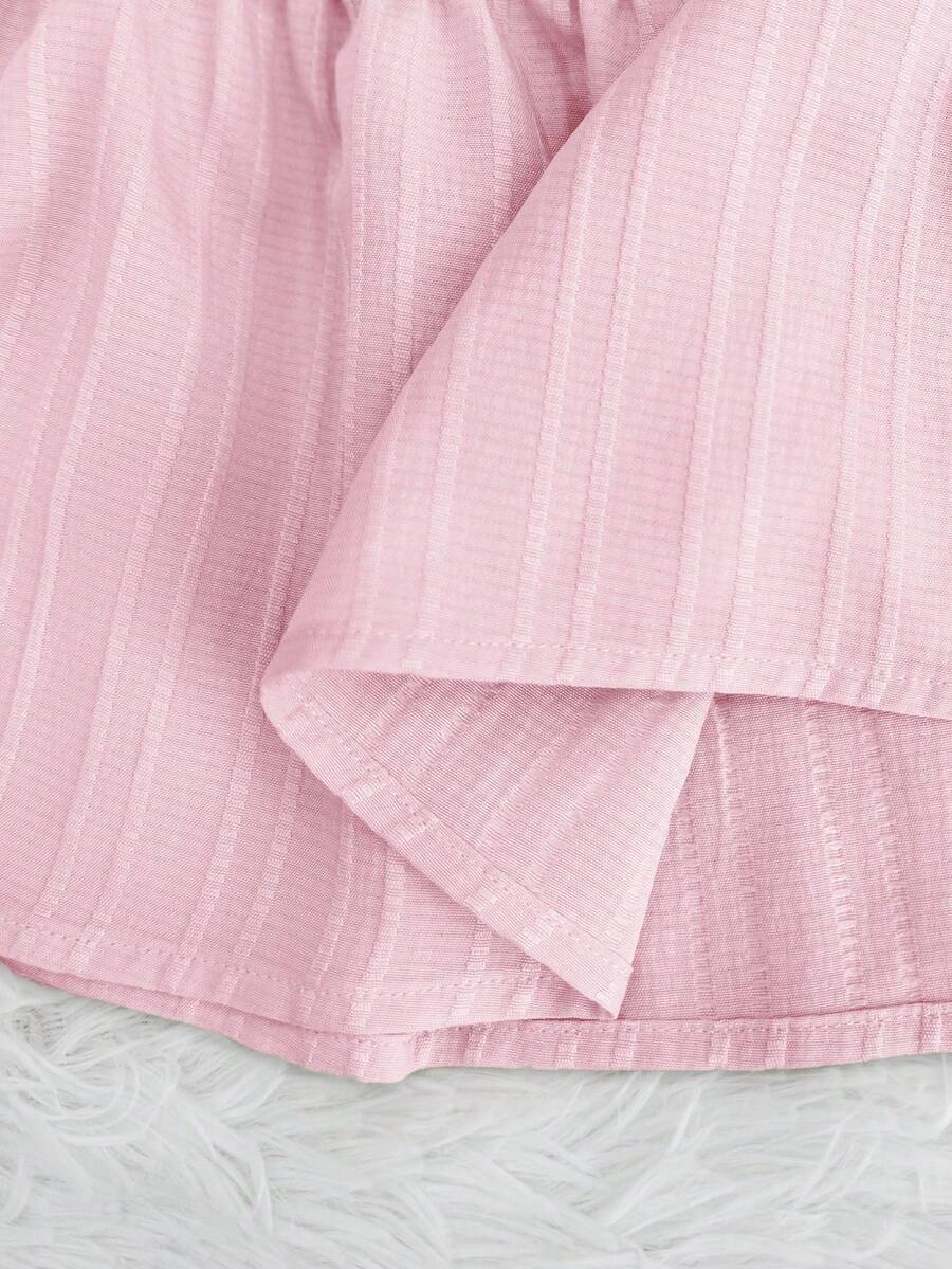 SHEIN INAWLY فستان قصير بحمالات متدلية بلون وردي فاتح