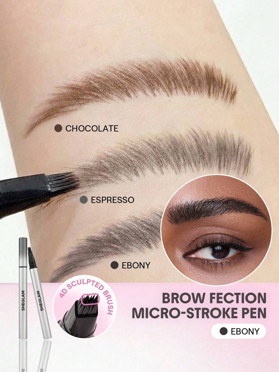 SHEGLAM Brow-Fection Micro-Stroke قلم حواجب سائل 11