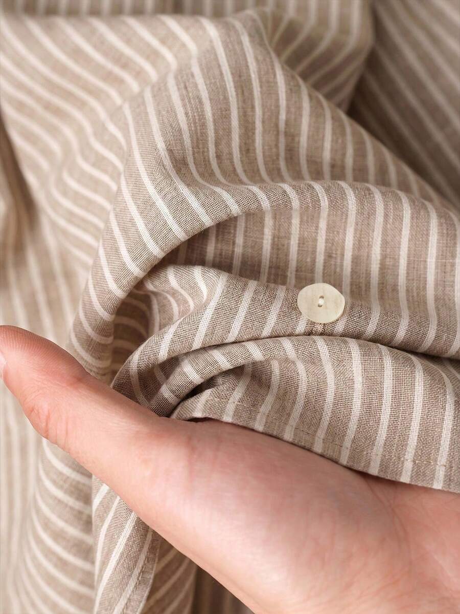 SHEIN Rusticease بدلة كاجوال مخططة لإطلالة صيفية مريحة وأنيقة