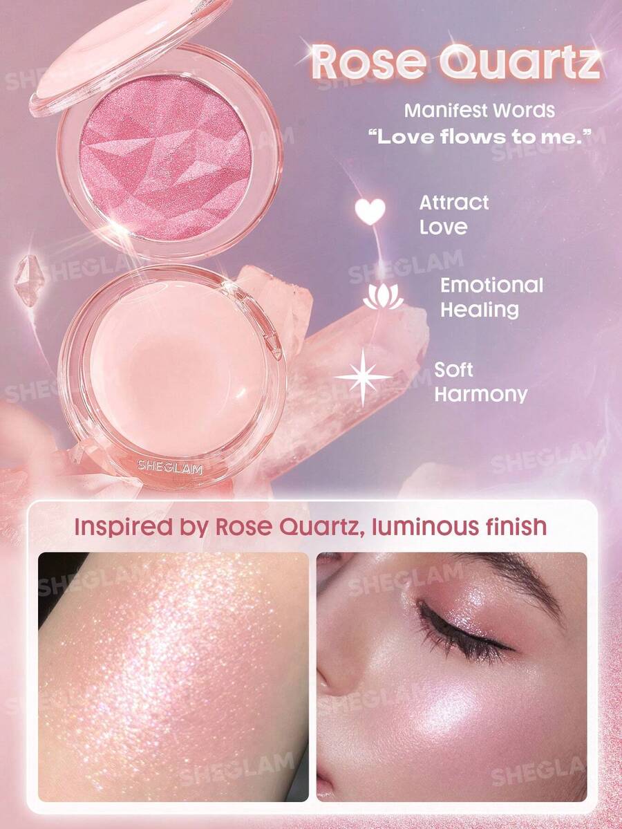 SHEGLAM Crystal Intentions High Vibration بلاشر وهايلايتر