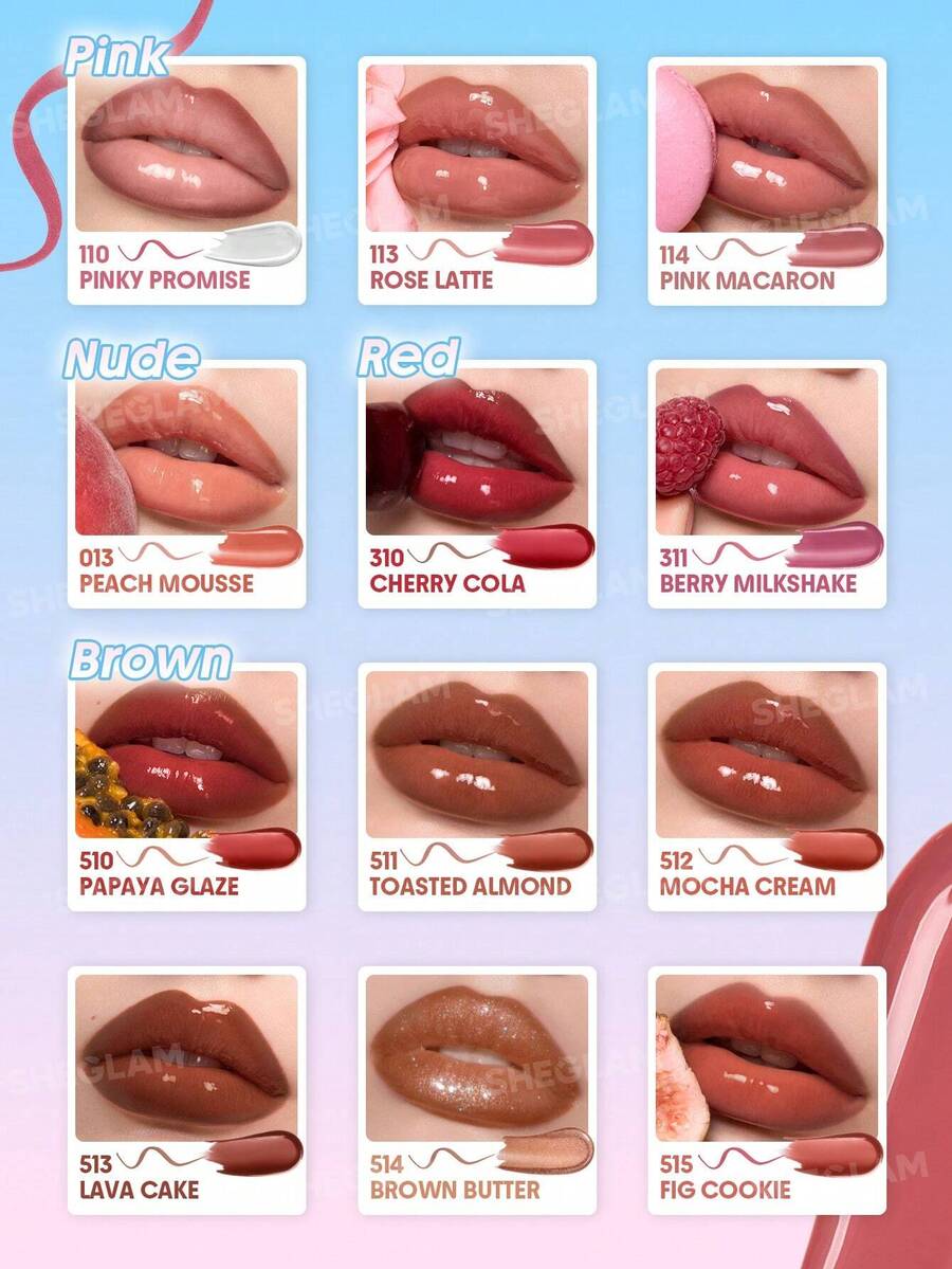 SHEGLAM Line To Shine ثنائي تينت شفاه وملمع
