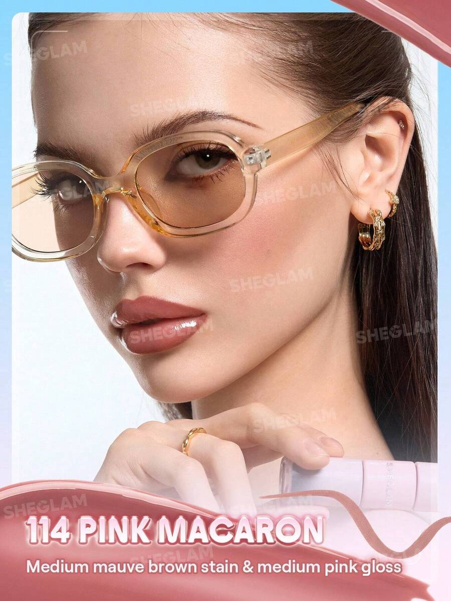 SHEGLAM Line To Shine ثنائي تينت شفاه وملمع