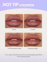 SHEGLAM Stardust Swipe أحمر شفاه سائل بلمعة جليتر 033