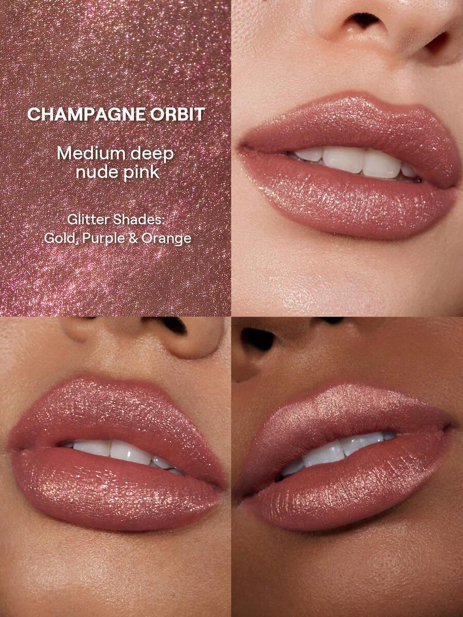 SHEGLAM Stardust Swipe أحمر شفاه سائل بلمعة جليتر 033