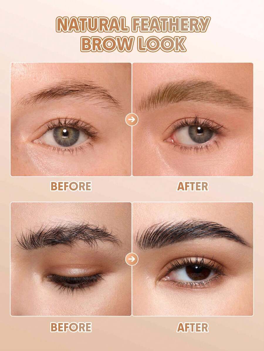 SHEGLAM Wild Brows On Demand طقم قلم وجل حواجب 2 قطعة