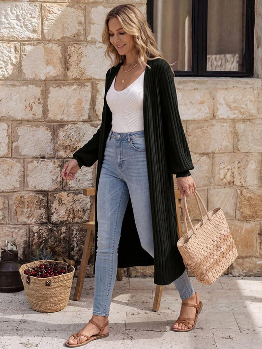 SHEIN EMERY ROSE كارديجان نسائي طويل محبوك