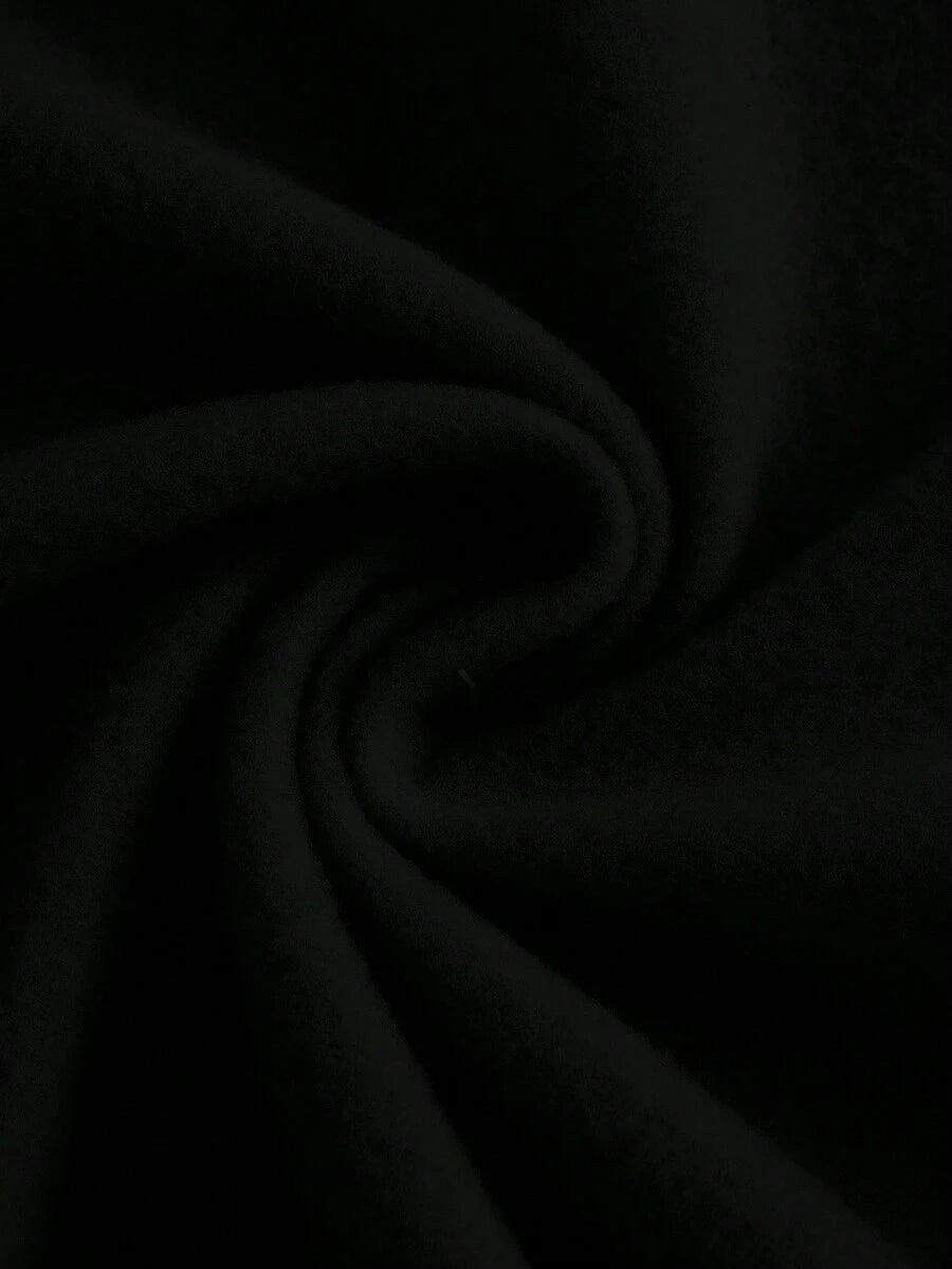 SHEIN EZwear بلوزة رياضية نسائية فضفاضة بسحاب ورباط بطبعة حصان