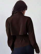 SHEIN Firerie معطف ترنش نسائي أنيق