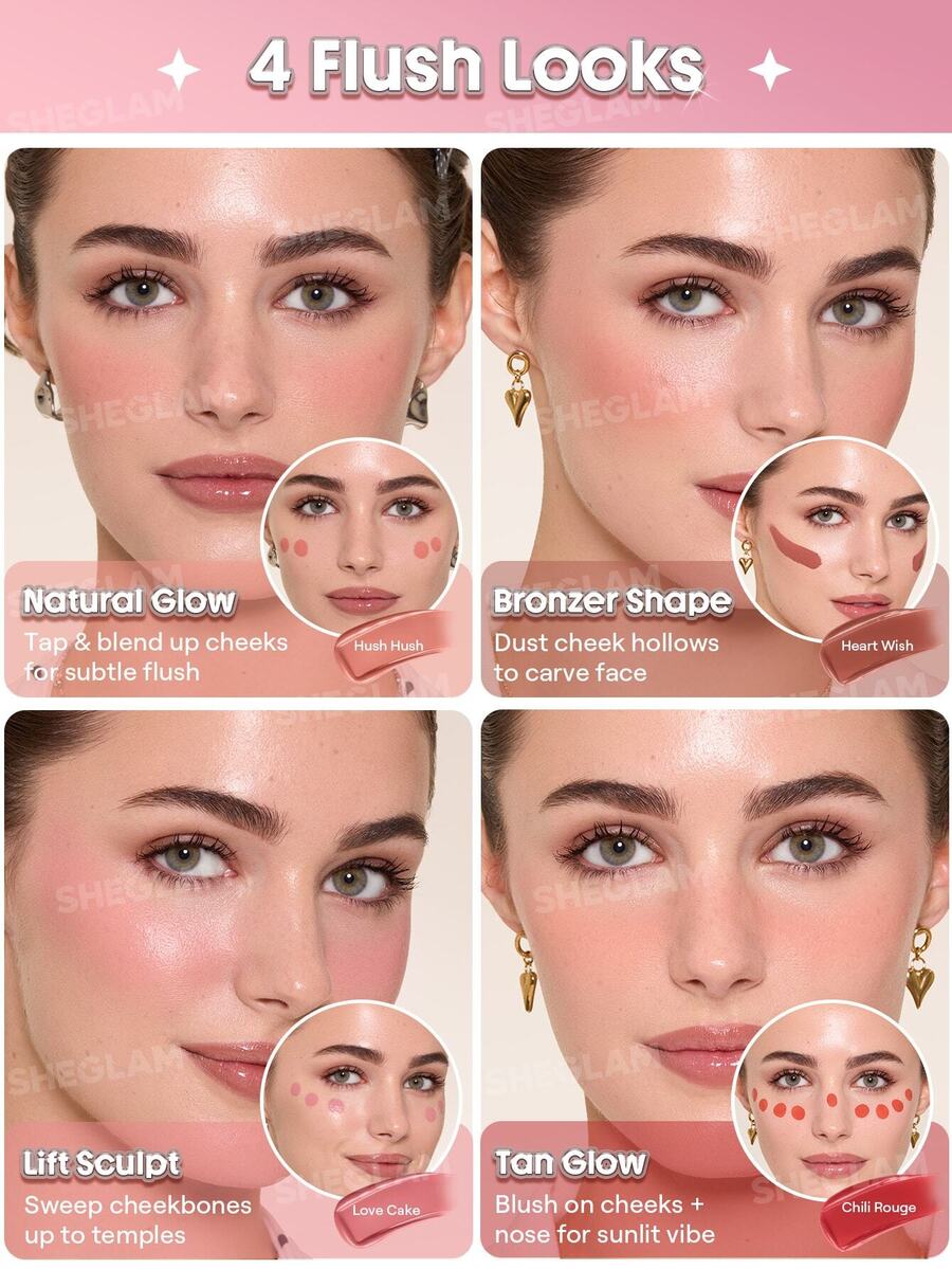 SHEGLAM Squeeze & Dot بلاشر مطفي
