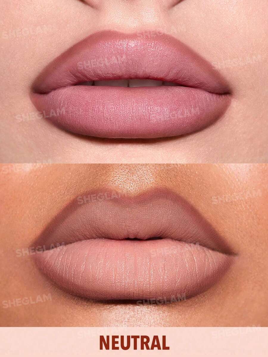 SHEGLAM Lip Facts مجموعة أقلام تحديد شفاه 3 قطع