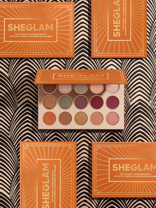 SHEGLAM باليت أيشادو ظلال العيون مات ولمعان