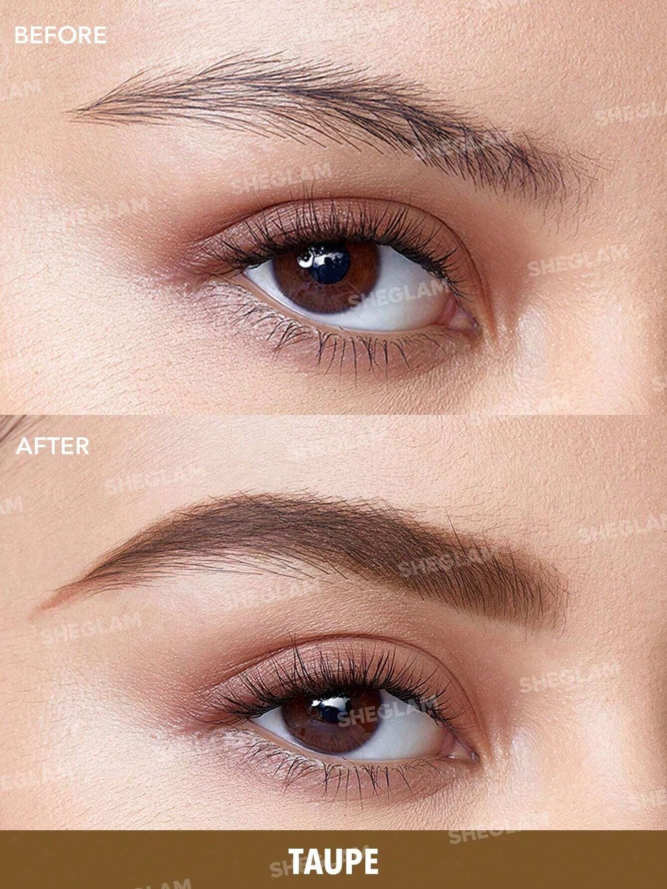 SHEGLAM Genius Eyebrow Stamp-Espresso Natural Eyebrow Powder Easy to Use One Step Eyebrow Shaping Kit Eyebrow Stencil Kit Eye Make up Black Friday Sale Eyebrow