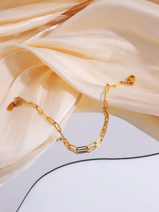 SHEIN Camhanno سوار ثعبان ذهبي أنيق
