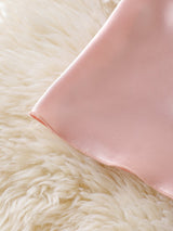 SHEIN Snug Zone طقم فستان نوم قطعتين من الساتان والدانتيل