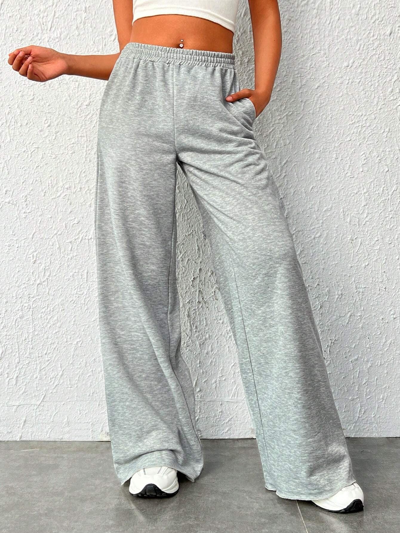 Ezwear Valentine'S Day Women'S Elastic Waist Sweatpants, Letter Printed