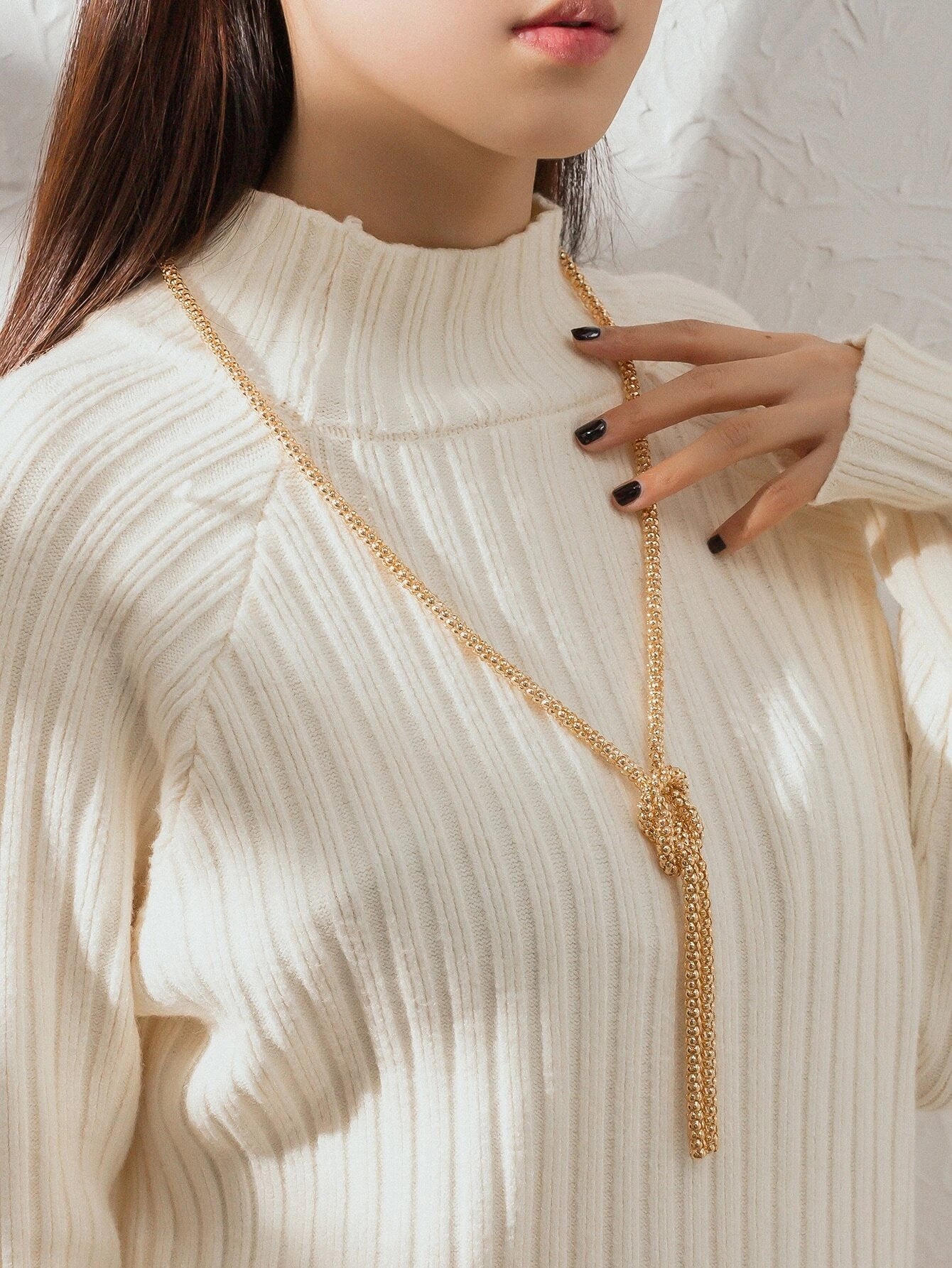 Minimalist Y Lariat Necklace