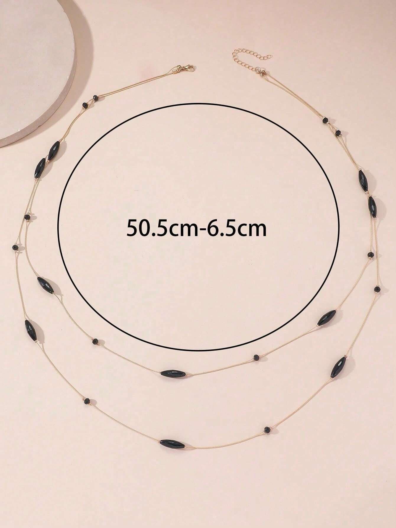 Crystal Decor Layered Necklace