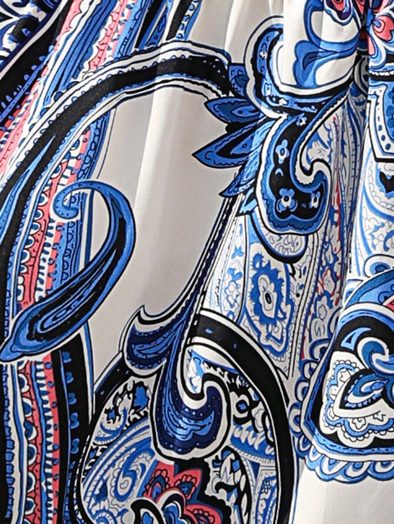 Clasi Paisley Print Vacation Dress