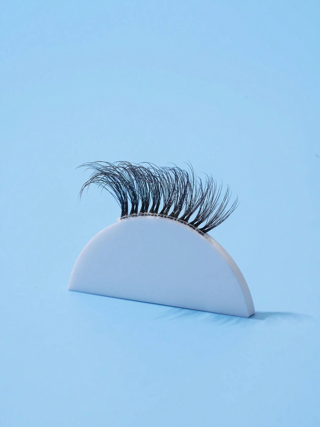 7Pairs/Set Natural Long 3D Crossed Transparent Stem False Eyelashes 5-13Mm