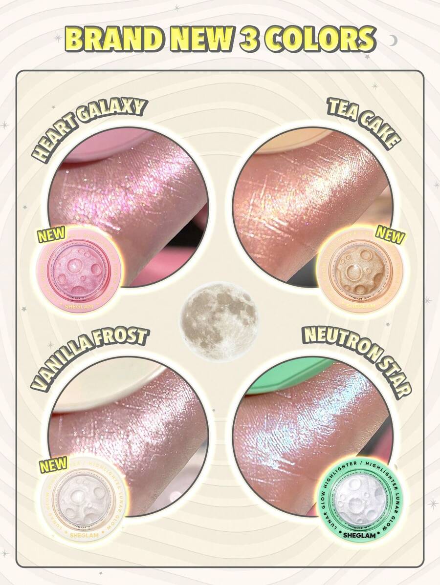 SHEGLAM هايلايتر Lunar Glow-Heart Galaxy