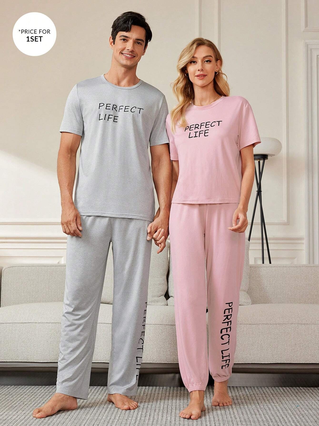 Women'S Letter Printed Homewear Set