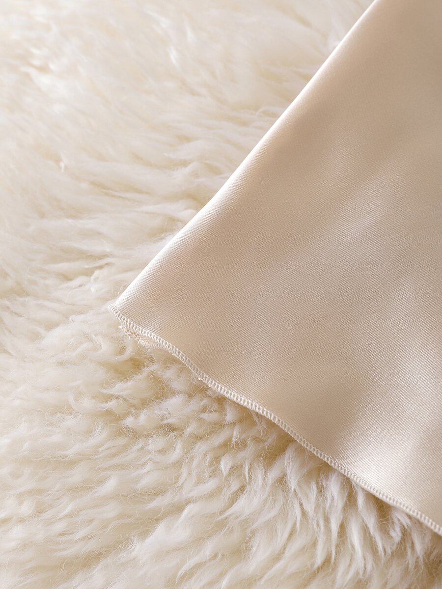 SHEIN Snug Zone طقم فستان نوم قطعتين من الساتان والدانتيل