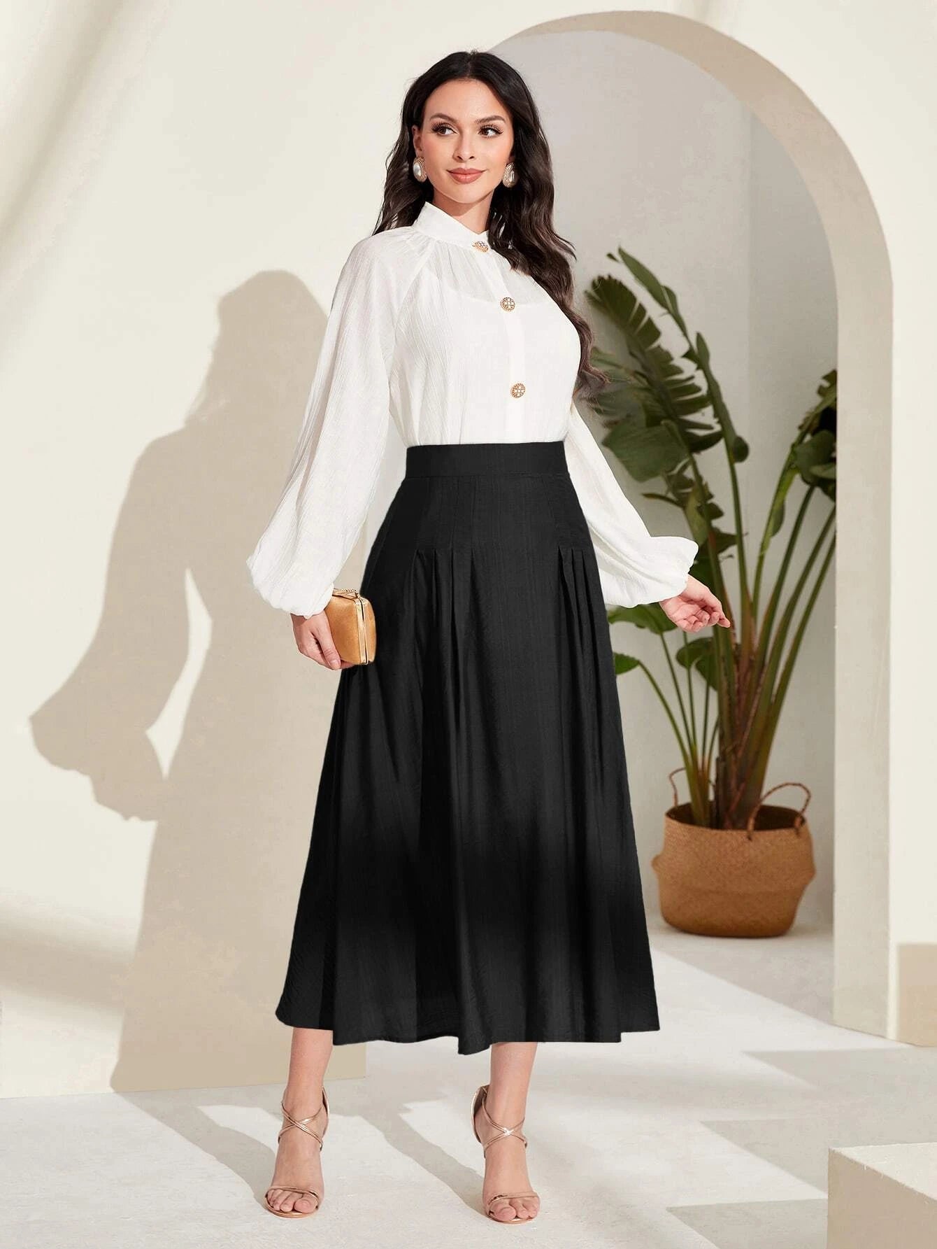 Modely Women'S Flowy Maxi Skirt
