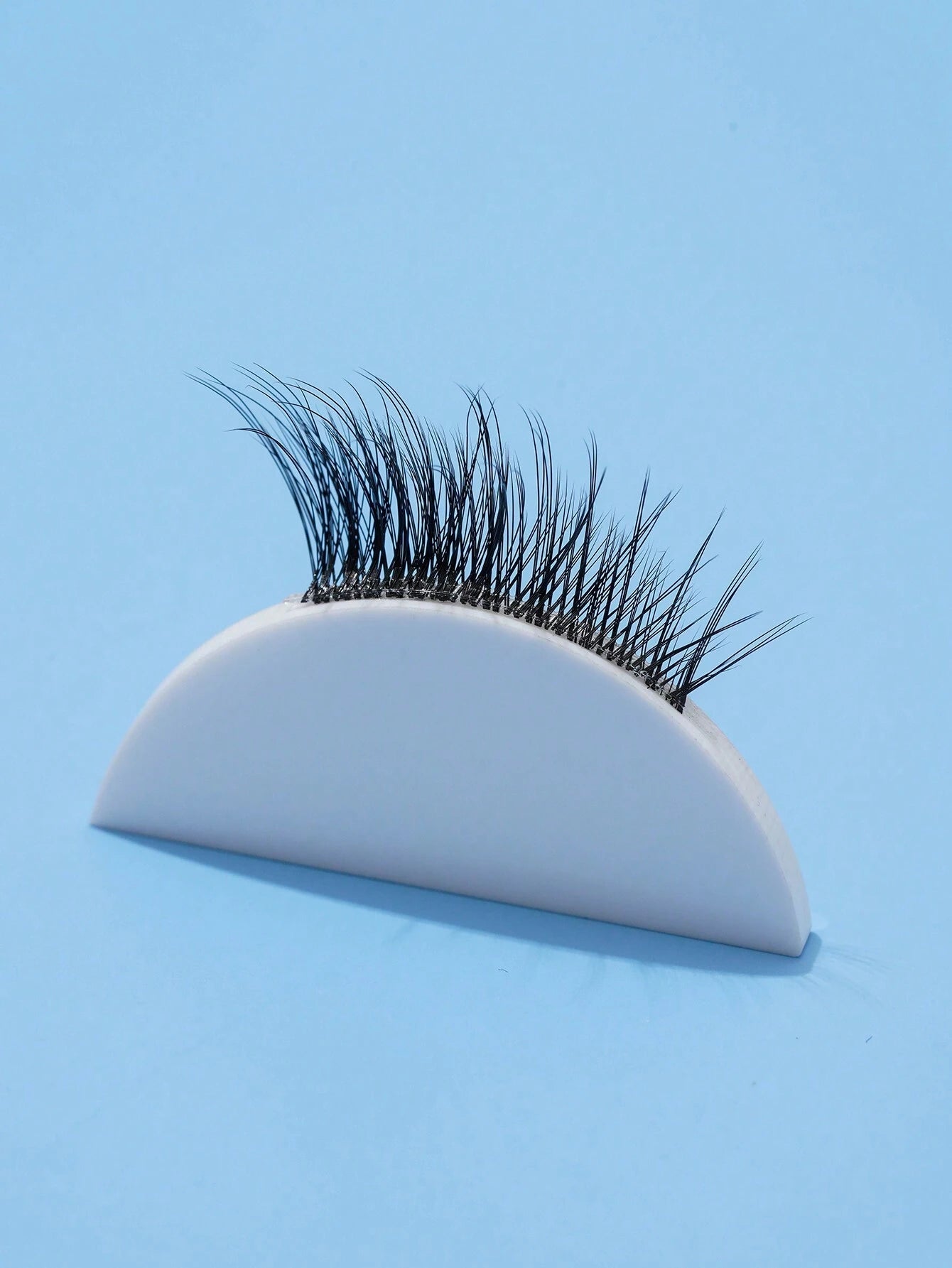 7Pairs/Set Natural Long 3D Crossed Transparent Stem False Eyelashes 5-13Mm