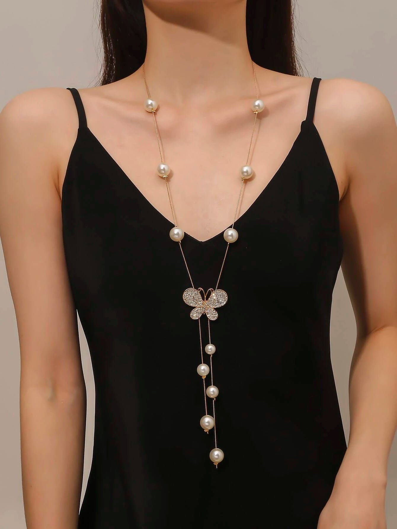 1Pc New European and American Style Fashion Sweater Chain Long Necklace