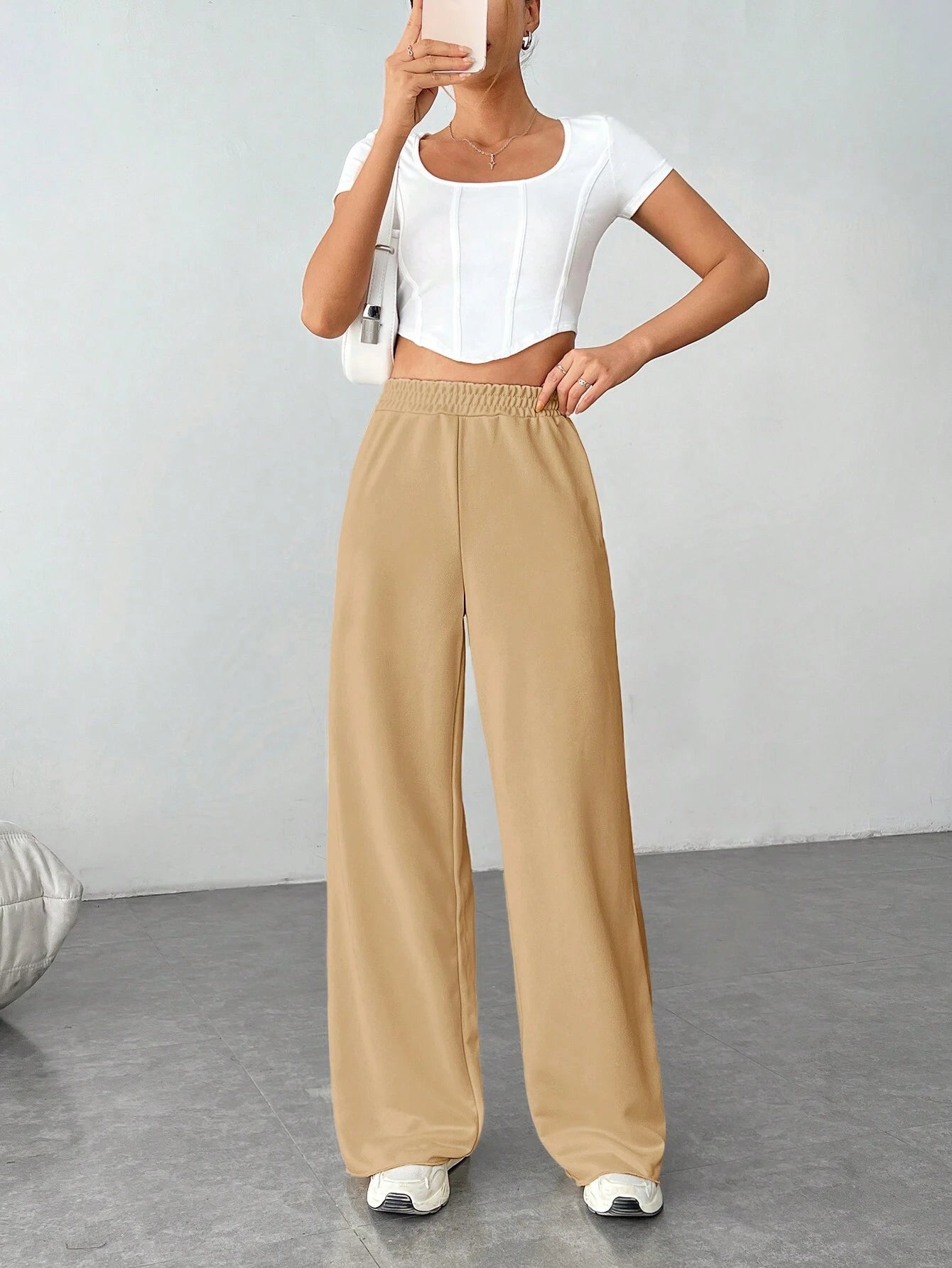 Ezwear Valentine'S Day Women'S Elastic Waist Sweatpants, Letter Printed