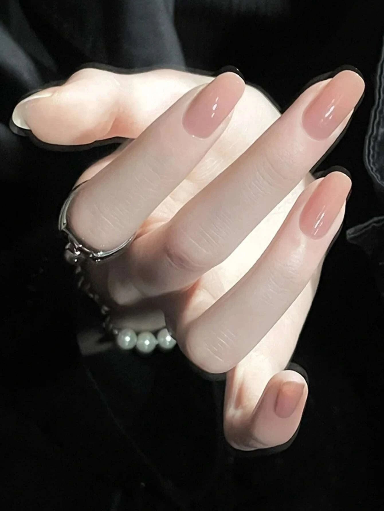 Transform Your Nails with 24Pcs Short Square Burgundy Glossy Solid Fake Nail & 1Sheet Tape & 1Pc Nail File