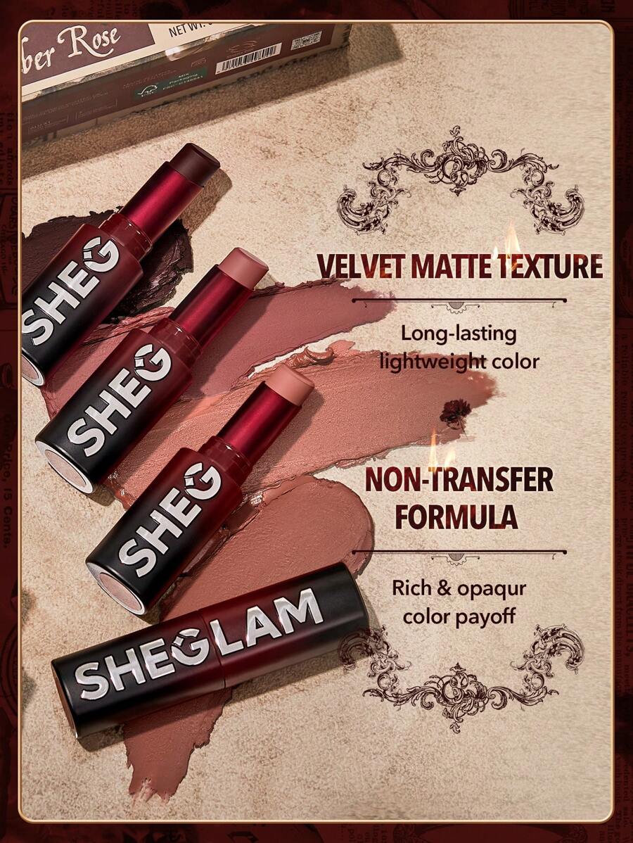 SHEGLAM Dynamatte Boom أحمر شفاه مطفي