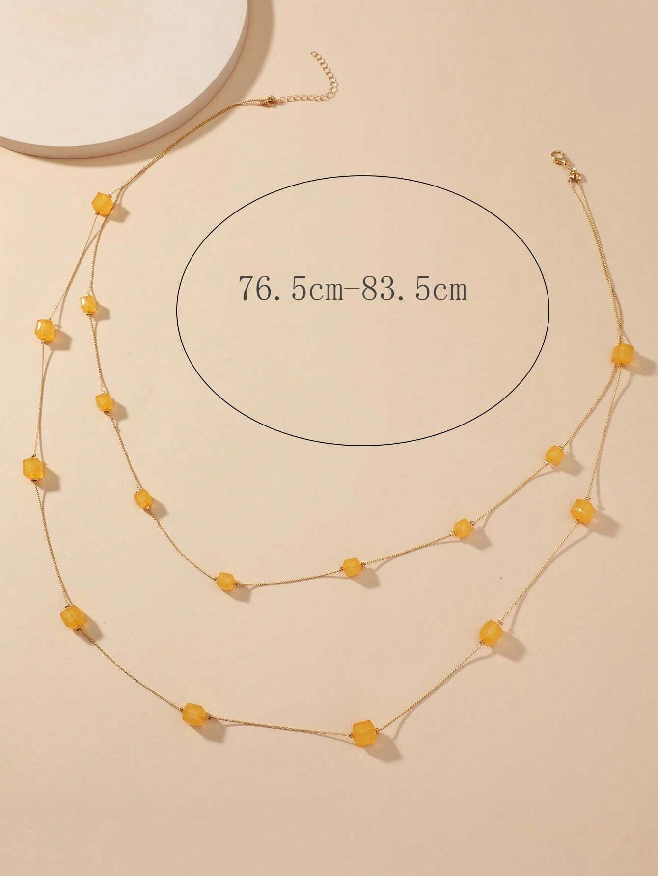 Crystal Decor Layered Necklace