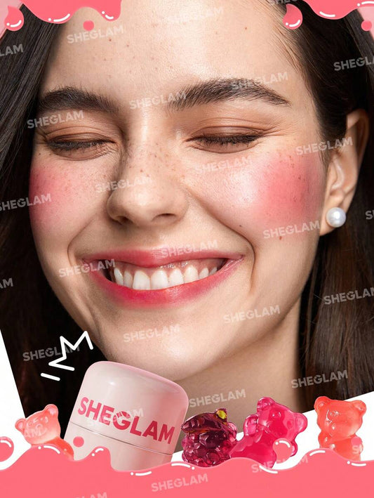 SHEGLAM أحمر خدود مرطب للشفاه وأحمر خدود من Jelly-Howdy