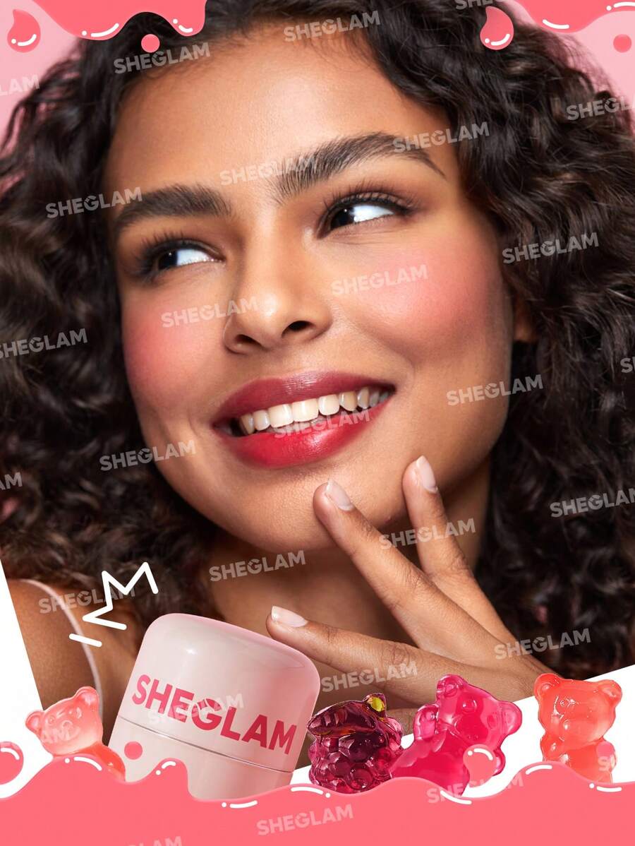 SHEGLAM أحمر خدود مرطب للشفاه وأحمر خدود من Jelly-Howdy
