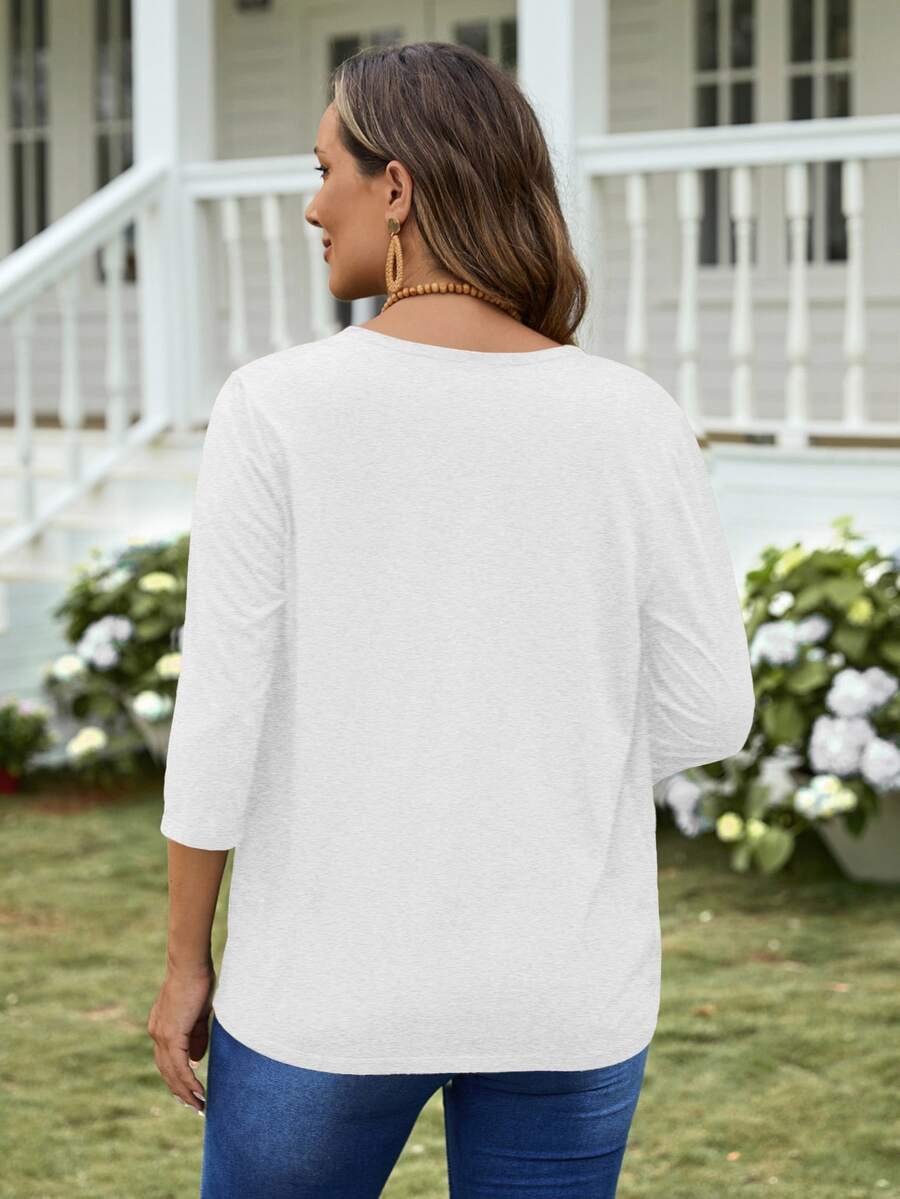 SHEIN EMERY ROSE جاكيت نسائي أبيض خفيف مفتوح من الأمام